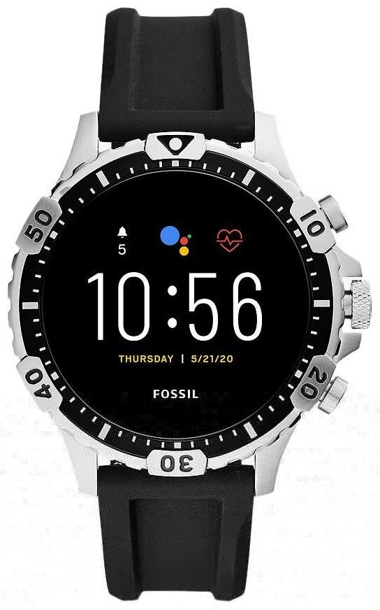 Умные часы FOSSIL Gen 5 Smartwatch Garrett HR (silicone) — Умные часы и  браслеты — купить по выгодной цене на Яндекс.Маркете